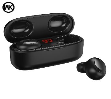 WK Design V5 TWS Wireless Bluetooth Earbuds Charging Base Station With Digital Display