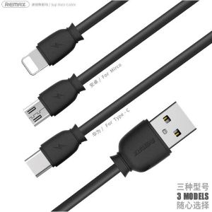 Remax RC-134 Suji Series Fast Charging & Data Transmission Cable USB To Micro / Type-C / Lightning