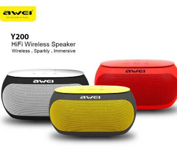 Awei Y200 HiFi Wireless Bluetooth Speaker- 1 pc 