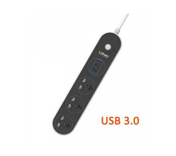 LDNIO 3-Outlet Surge Protector Power Strip 