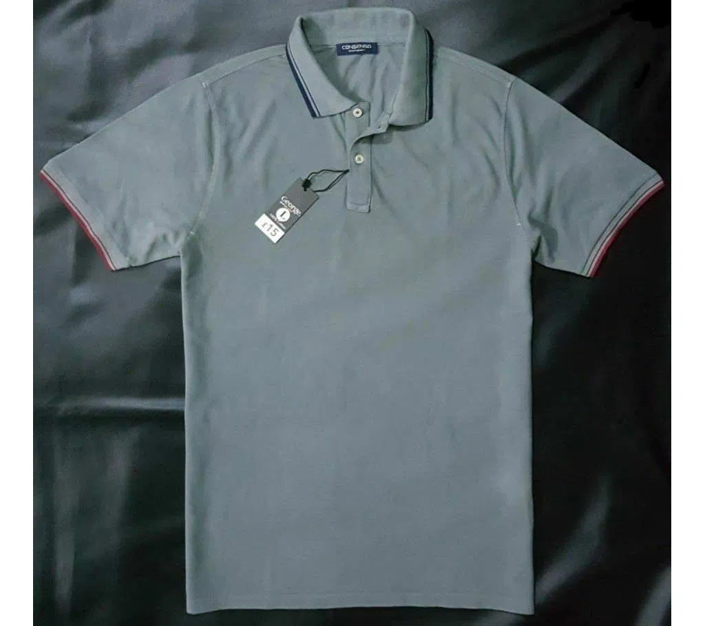 Gents Pure-Cotton Short-Sleeve Pique Polo Shirt