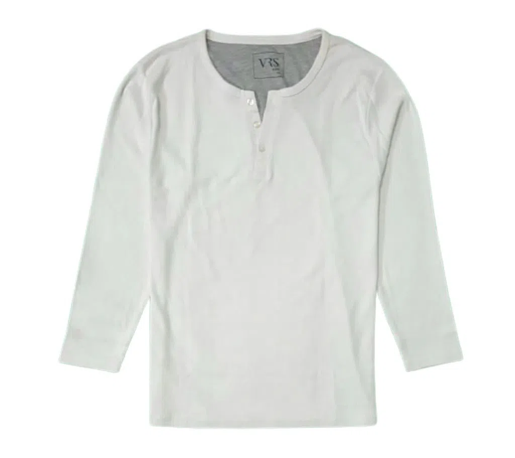 Mens Stretchable Leckra Cotton Long-Sleeve T-Shirt