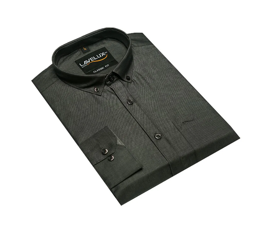 Mens Full Sleeve formal Shirt -Black 