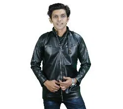 Gents Full Sleeve Casual Jacket - Black