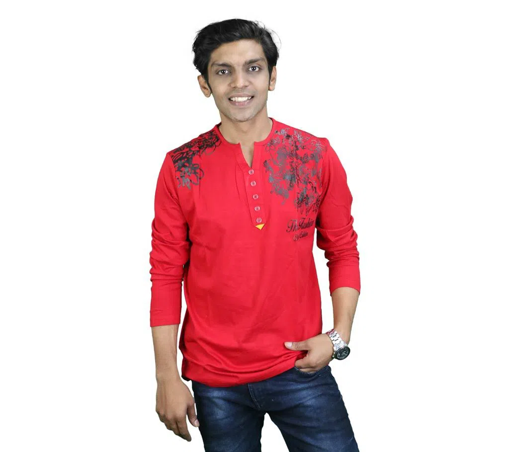 Mens Full Sleeve Cotton T Shirt 
