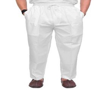 Off White Color Cotton Double Stretch Pajama for Men