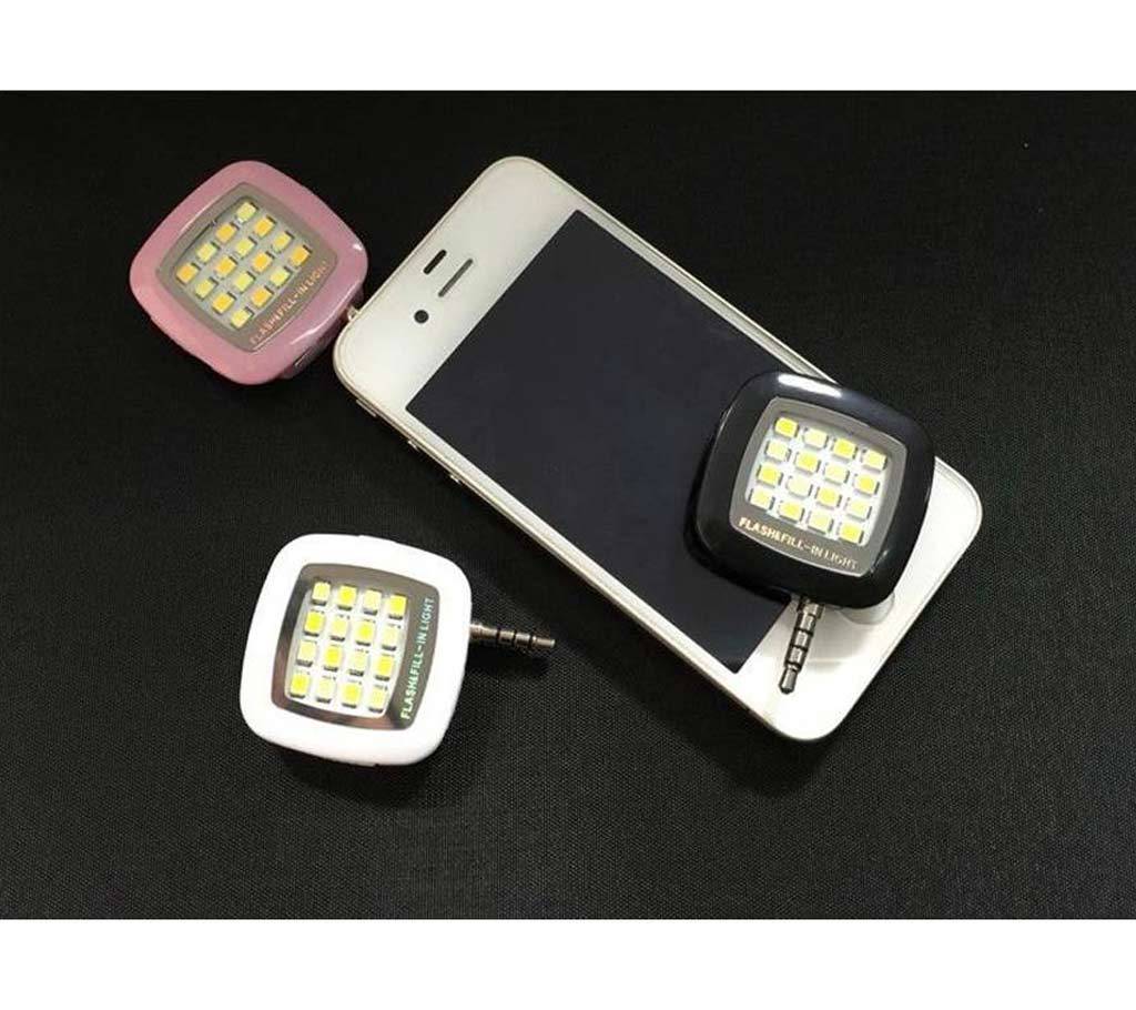 16 LED Selfie Cellphone Flash Light বাংলাদেশ - 674295