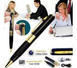 32gb Spy Pen Video Camera With Pen Drive - Black And Golden326 - 6-Anasg