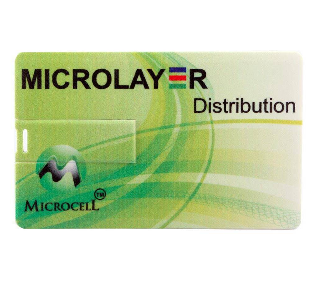 Microcell 8GB Card shape পেন ড্রাইভ বাংলাদেশ - 674730