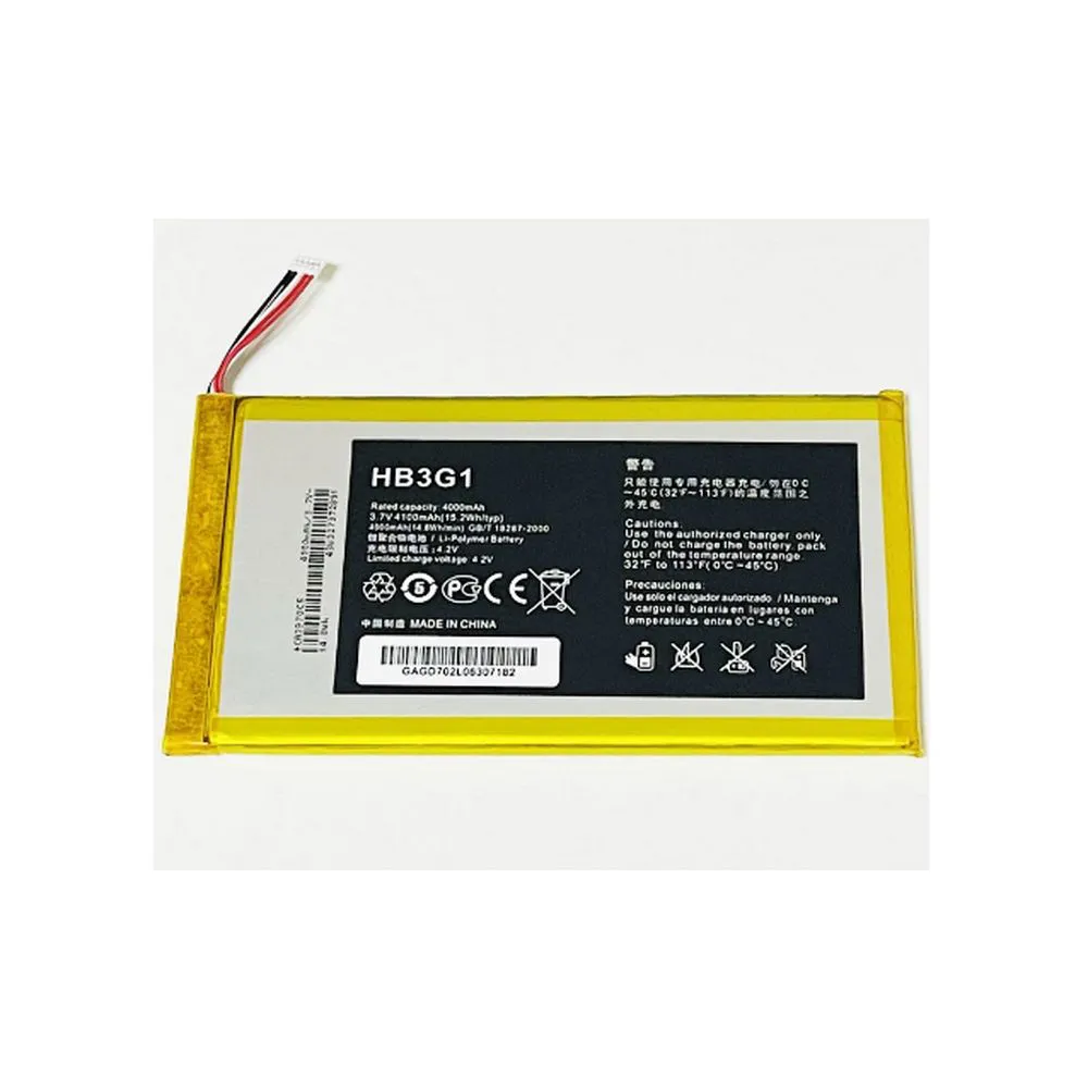 3.7V 4000mAh HB3G1 Tablet Lithium Battery For HUAWEI MediaPad T1 7.0 701 T1-701 701U T1-701U 701UA T1-701UA T1-701W Battery