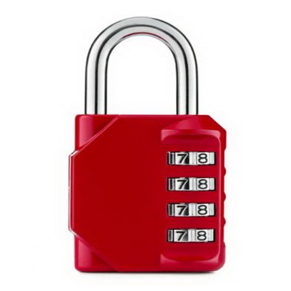 Multi-Color Travel Luggage Metal Lock Padlock 4 Digit Mini Code Combination Password Small Padlock