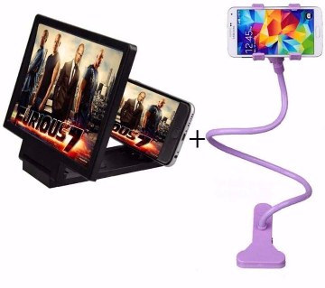 3D Mobile Screen Enlarger + Mobile Stand combo