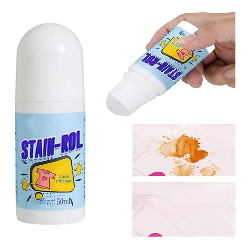 Clothes Stain Remover - Roll Bead Design, Stain Remover Roller-ball Cleaner, Instant Stain Remover for Clothes, Quick Remove All Kinds of Stains, Port