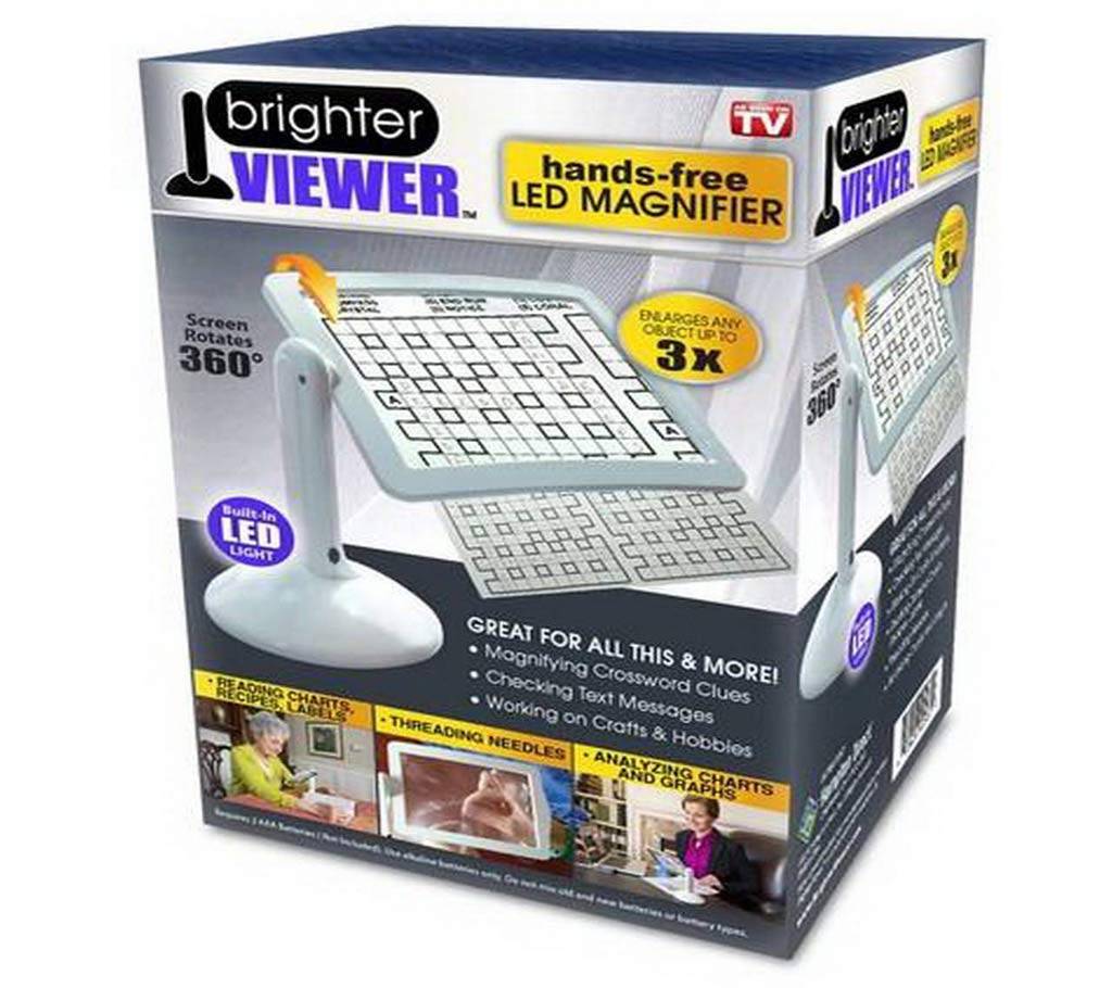 Brighter Viewer হ্যান্ডস-ফ্রি LED ম্যাগনিফায়ার বাংলাদেশ - 677364