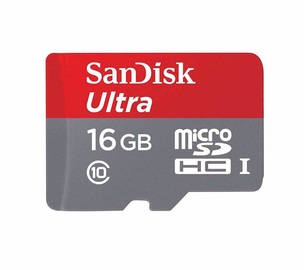 Sandisk MicroSDHC মেমোরি কার্ড (16GB) বাংলাদেশ - 473990