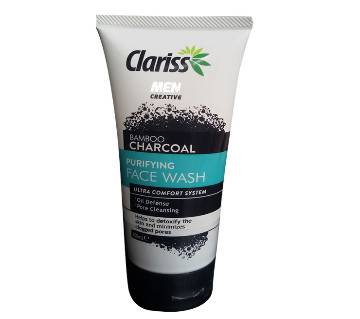 Clariss Men Face Wash- Bamboo Charcoal-100ml-Thailand 