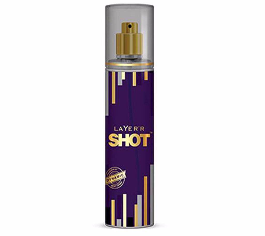 LAYER'R Shot Gold Fragrant বডি স্প্রে ফর মেন-135ml-India বাংলাদেশ - 500863