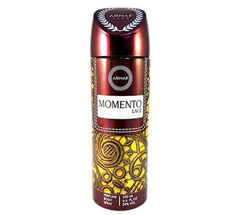 Armaf Momento Lace Deodorant Body Spray For Women 200ml - UAE বাংলাদেশ - 670372