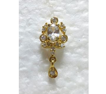 Gold plated diamond cut earrings