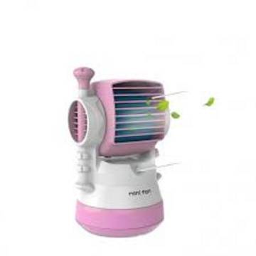 Mini Water Spray Fashion Fan - Pink