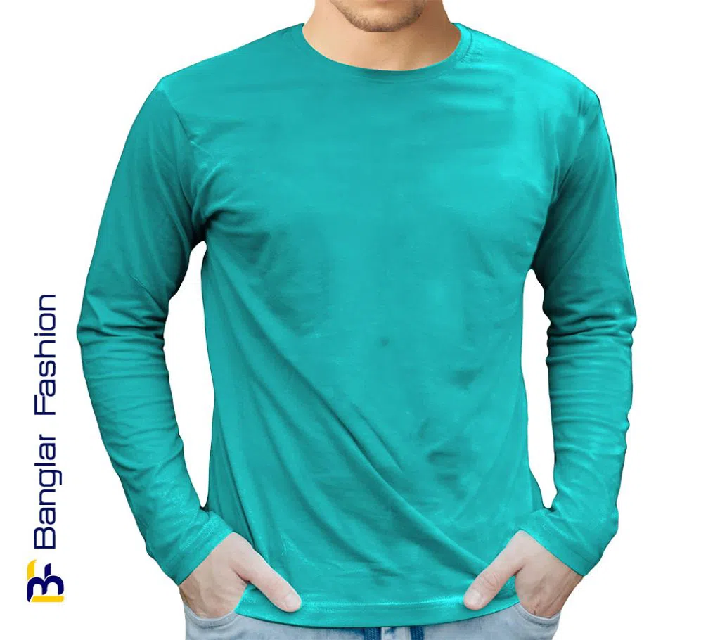 Full Sleeve T-shirt for men (Aqua)