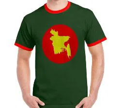 Half Sleeve Bangladesh T-shirt for Men