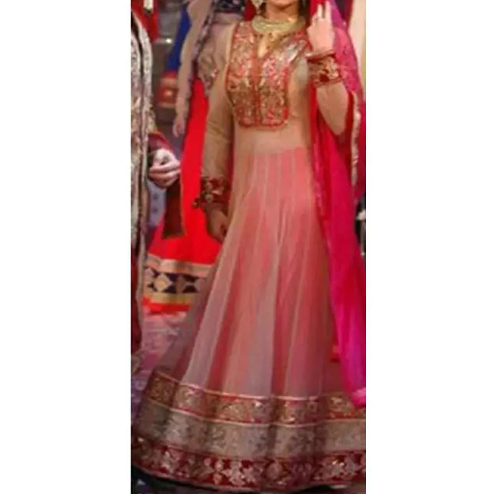 Unstitched Indian Gown Style Partywear