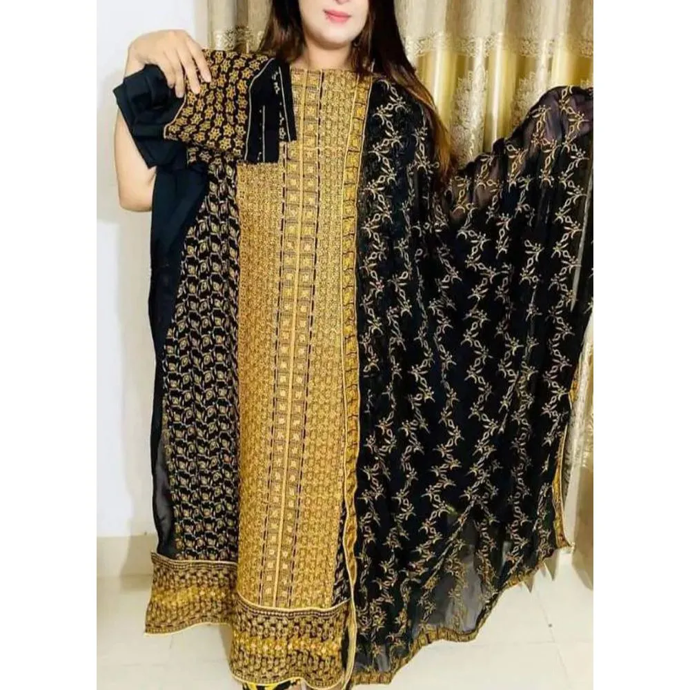 Unstitched Pakistani Georgette Dress