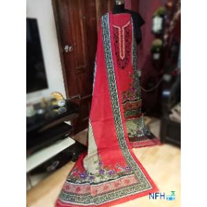 Bin Saeed আনস্টিচড কটন ড্রেস বাংলাদেশ - 13979851