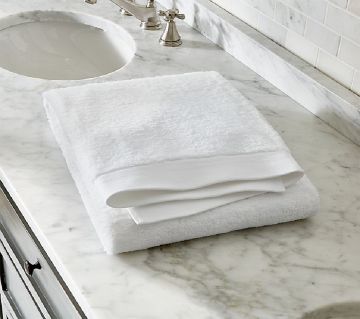 1 Piece White Bath Sheet