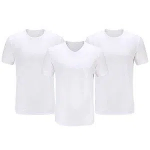 3 Pcs Premium Quality White T-Shirts - WTS_X3