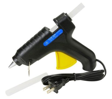 Electric Hot Melt Glue Gun (2 Pcs Glue Sticks)