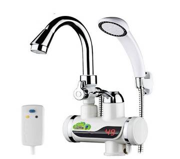 Instant water Heater Tap with Hand shower and safety device