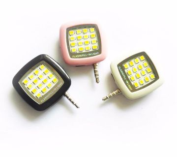 3.5 mm Jack Selfie 16 LED Camera Flash Light