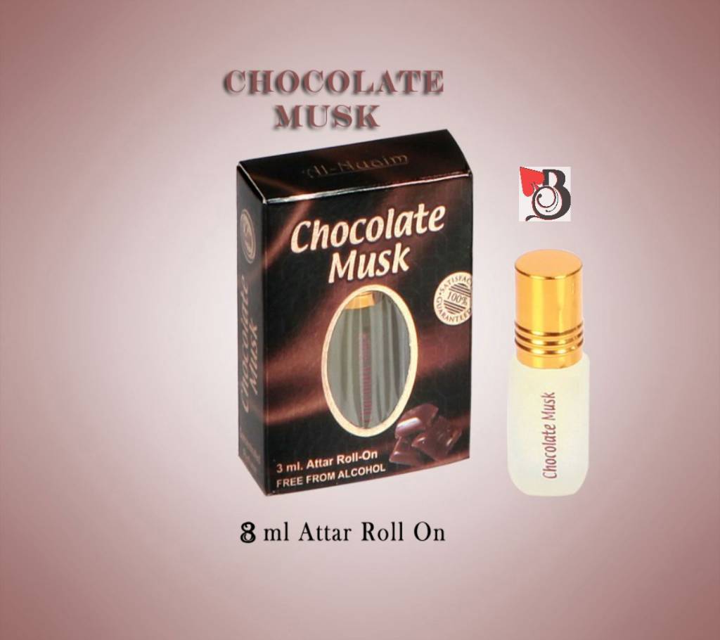 Al nuaim Chocolate Musk রোল-অন ফ্লোরাল হালাল পারফিউম 8 m - Indial বাংলাদেশ - 652301