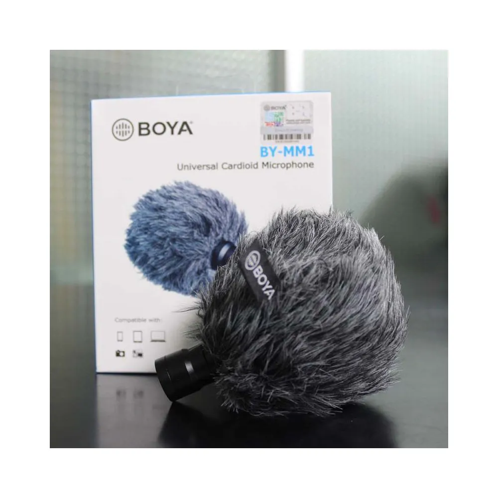  Boya BY-MM1 MM1 Compact On Camera Video Microphone