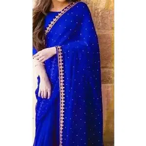 Indian Weightless Georgette Saree with Blouse piece