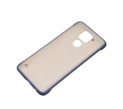Frameless Transparent Ring Phone Case For Redmi Note 9 & 9 Pro Blue