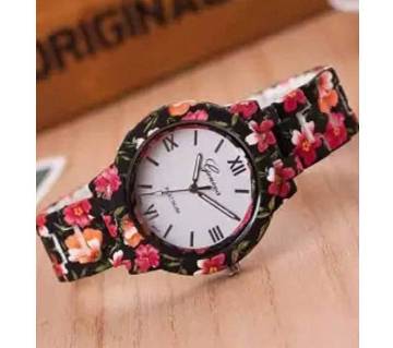 Floral Ladies Printed Watch