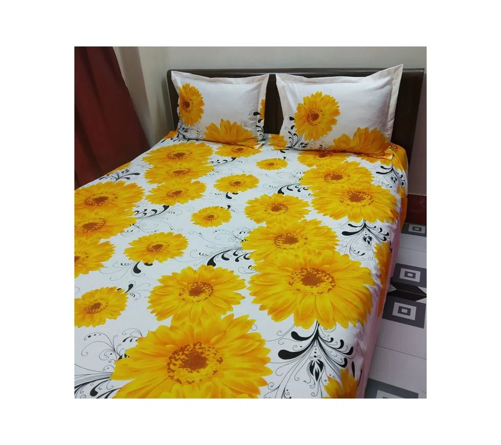 Ortha Twill Multicolour Cotton Twill Printed Bedcover Set - OT-319