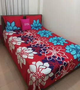 Ortha Twill Multicolour Cotton Twill Printed Bedcover Set - OT-326
