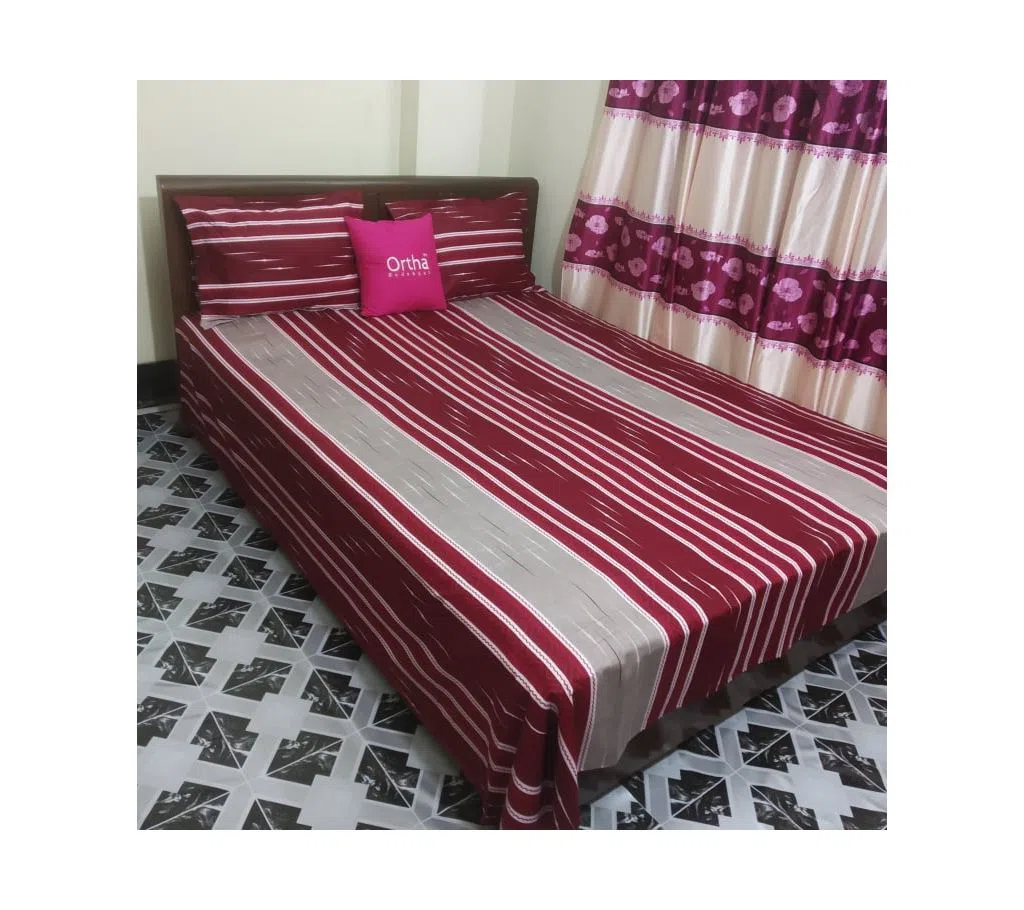 Ortha Twill Multicolour Cotton Twill Printed Bedcover Set - OT-330