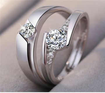 925 Silver Couple Finger Ring