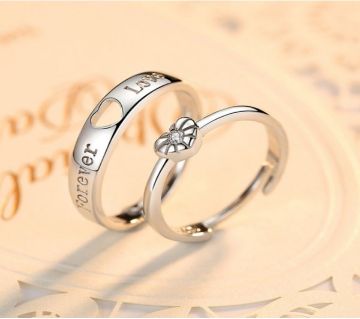 VALENTINES SPECIAL ELEGANT EMITATION DIAMOND COUPLE RING