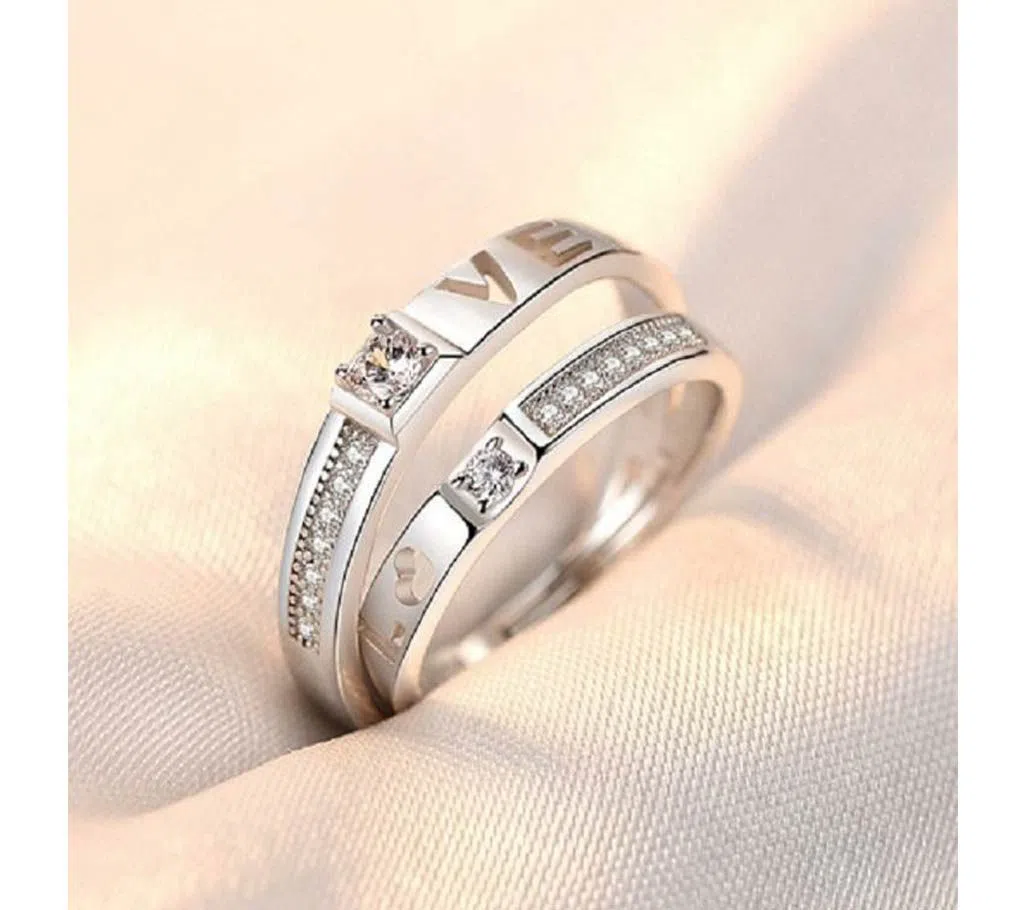 Engraved Love Couple Ring