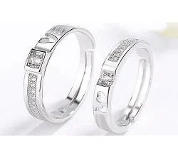 LOVE Couple Finger Ring 925 sterling silver