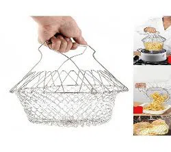 Foldable grill for cooking Magic Kitchen Chef Basket