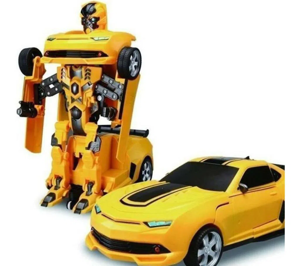 Transformer Robot Car for Kids - Yellow
