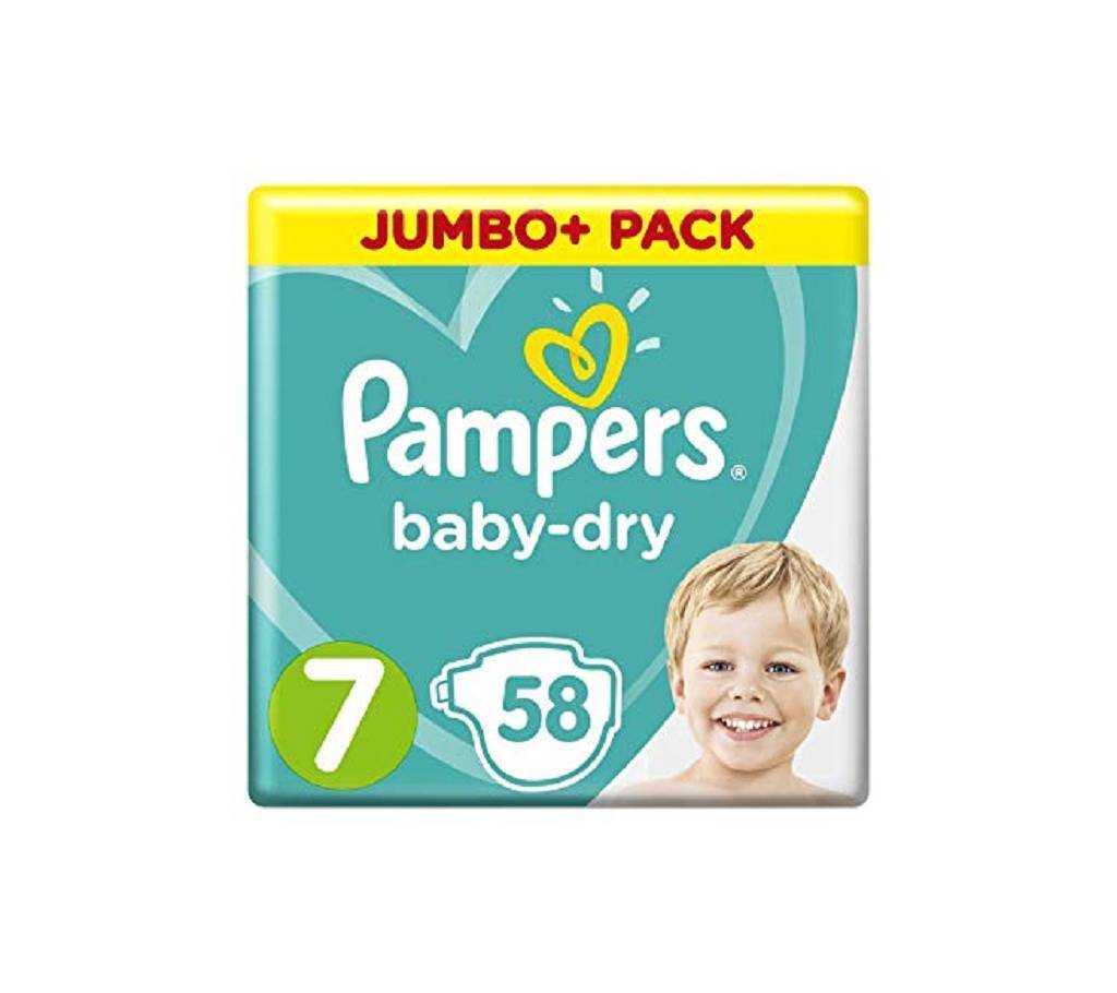 Pampers বেবি ড্রাই Size 7 (for 15+kg Babies)-UK বাংলাদেশ - 982198