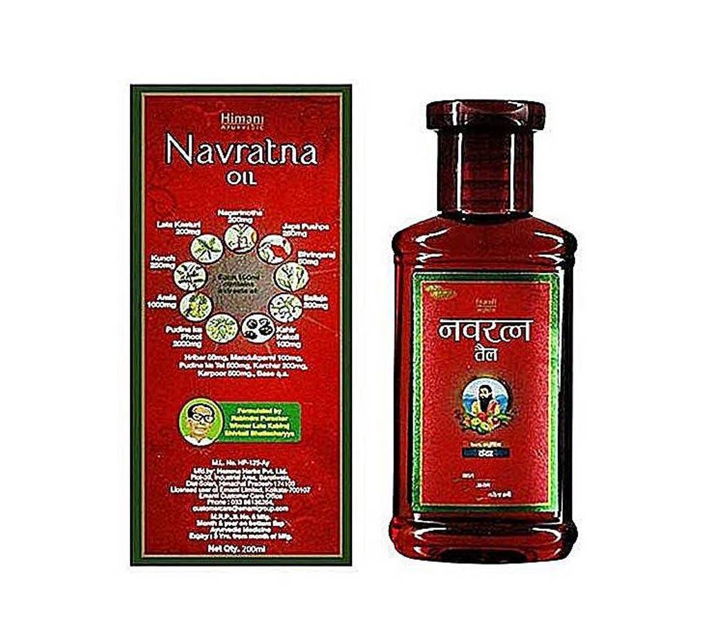 Himani Navaratna হেয়ার অয়েল ফর উইমেন - 200ml (India) বাংলাদেশ - 825323